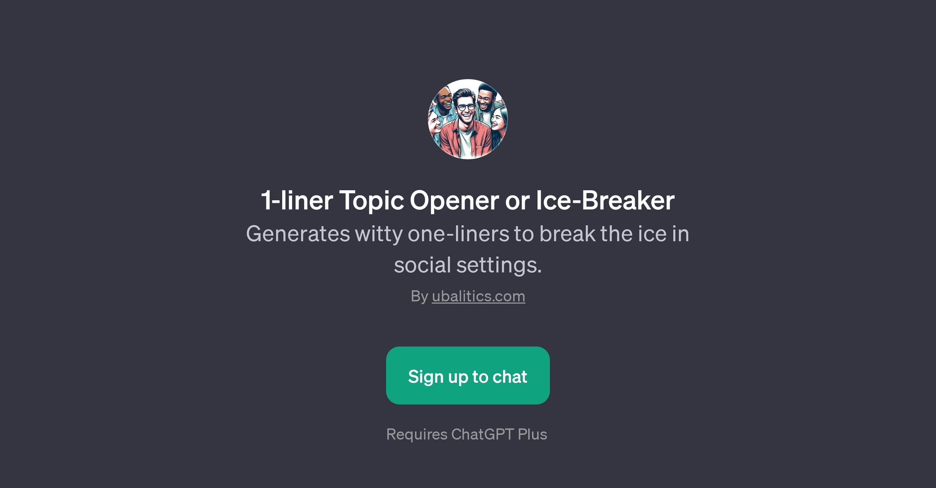1-liner Topic Opener or Ice-Breaker