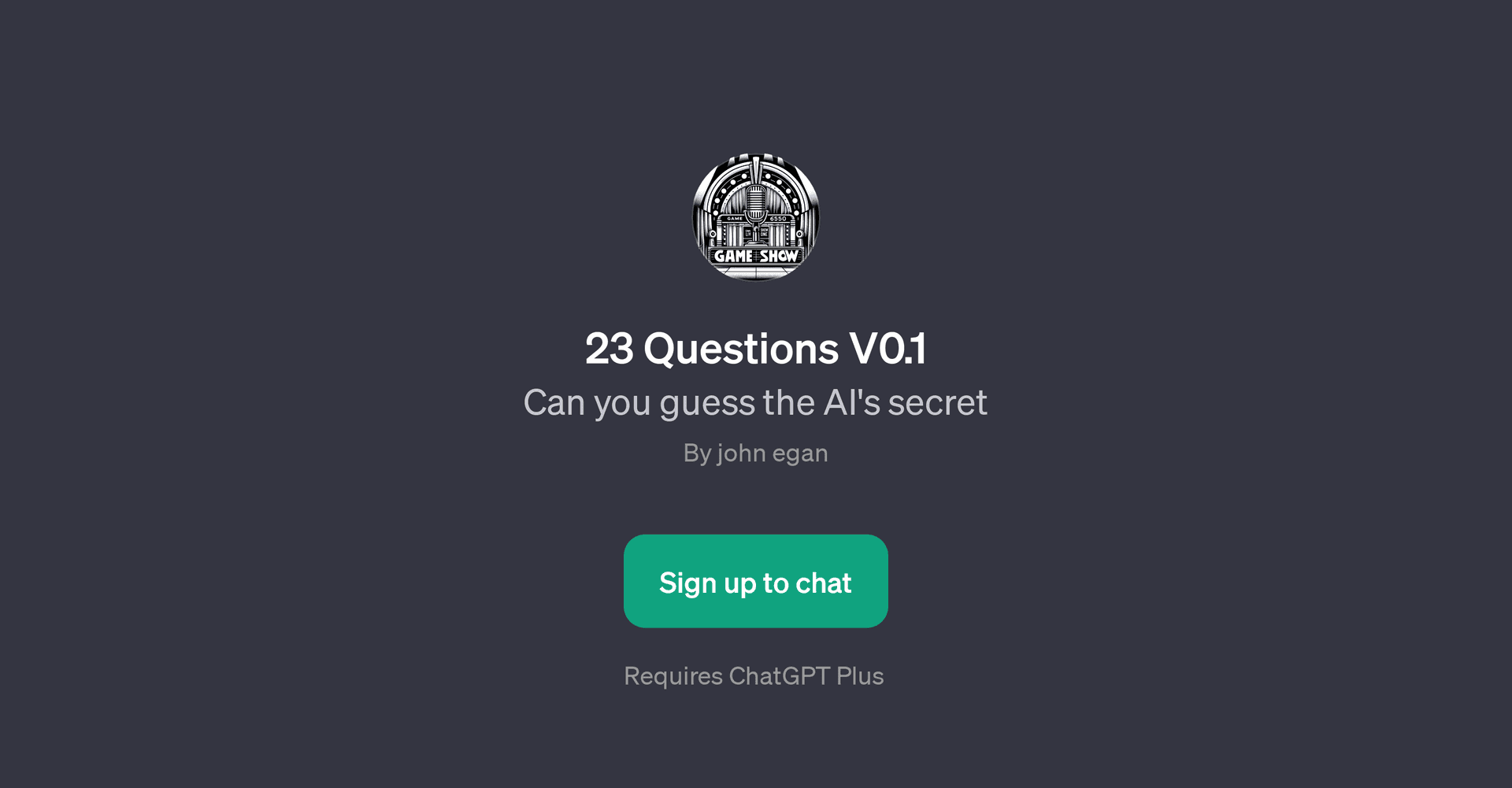 23 Questions V0.1