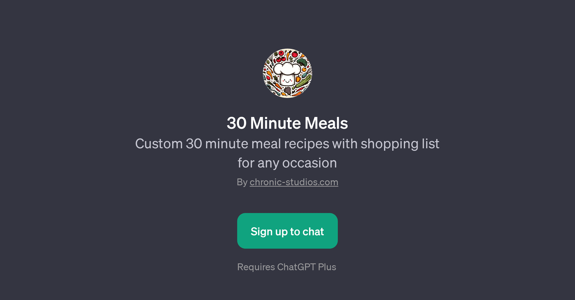 30 Minute Meals