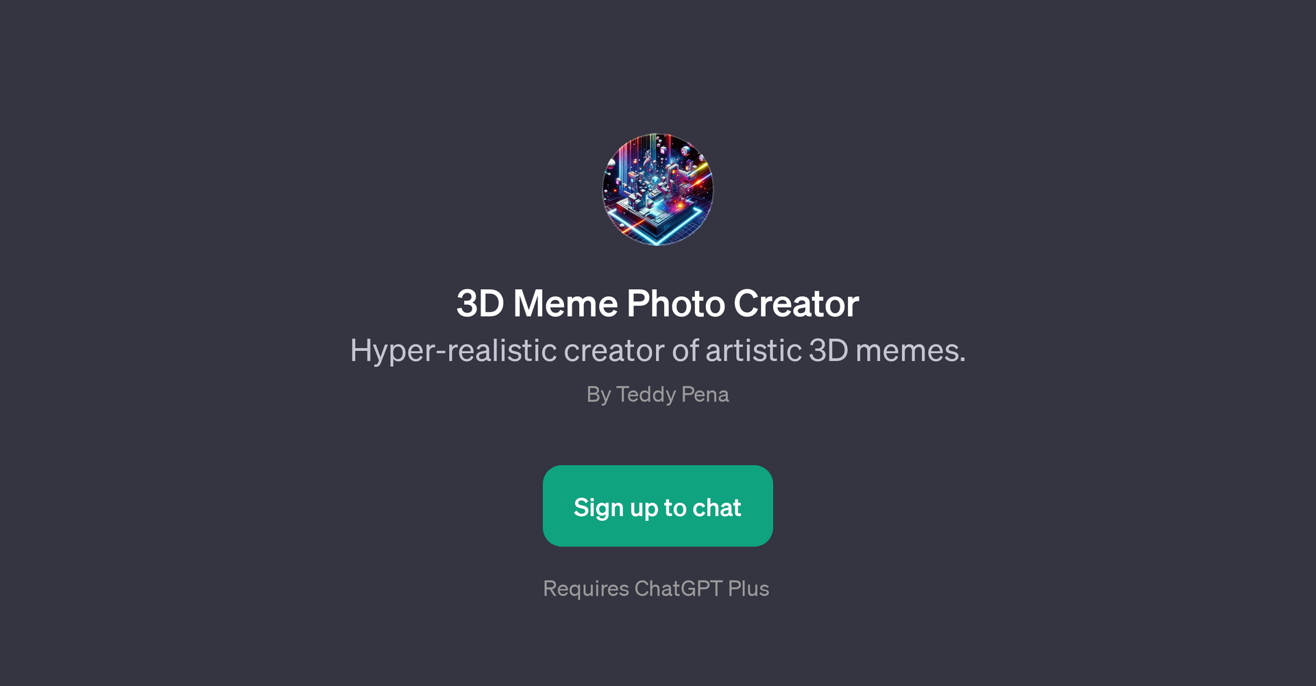 3D Meme Photo Creator