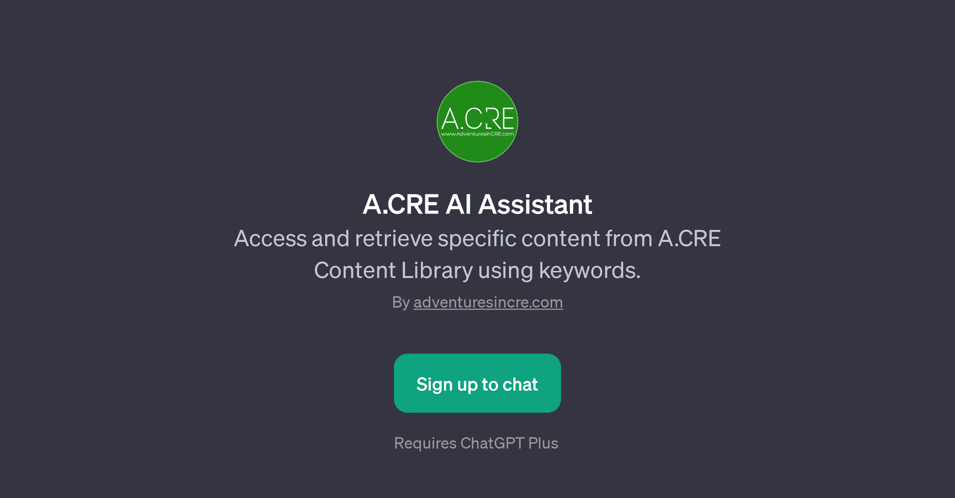 A.CRE AI Assistant