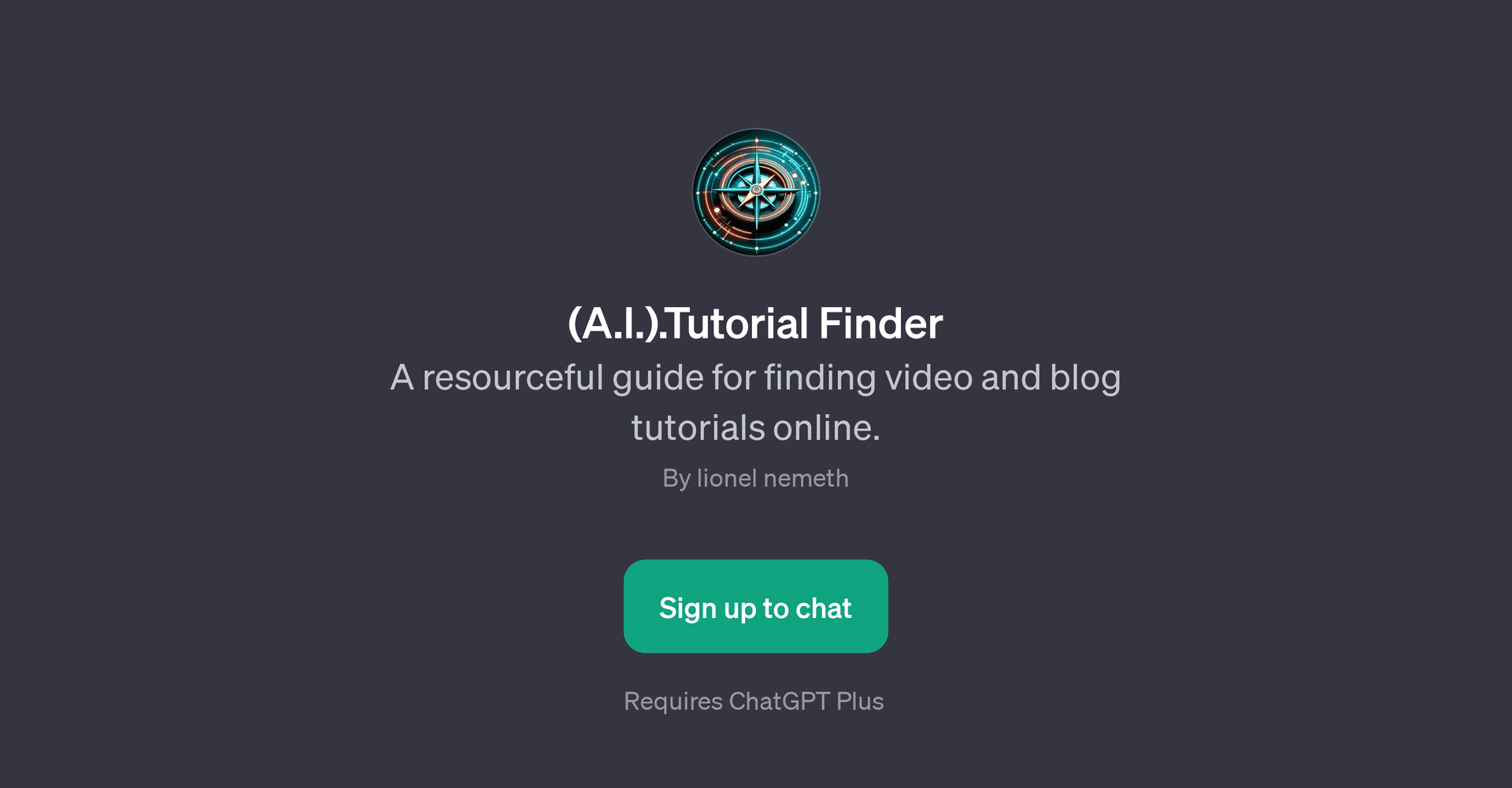 A.I. Tutorial Finder