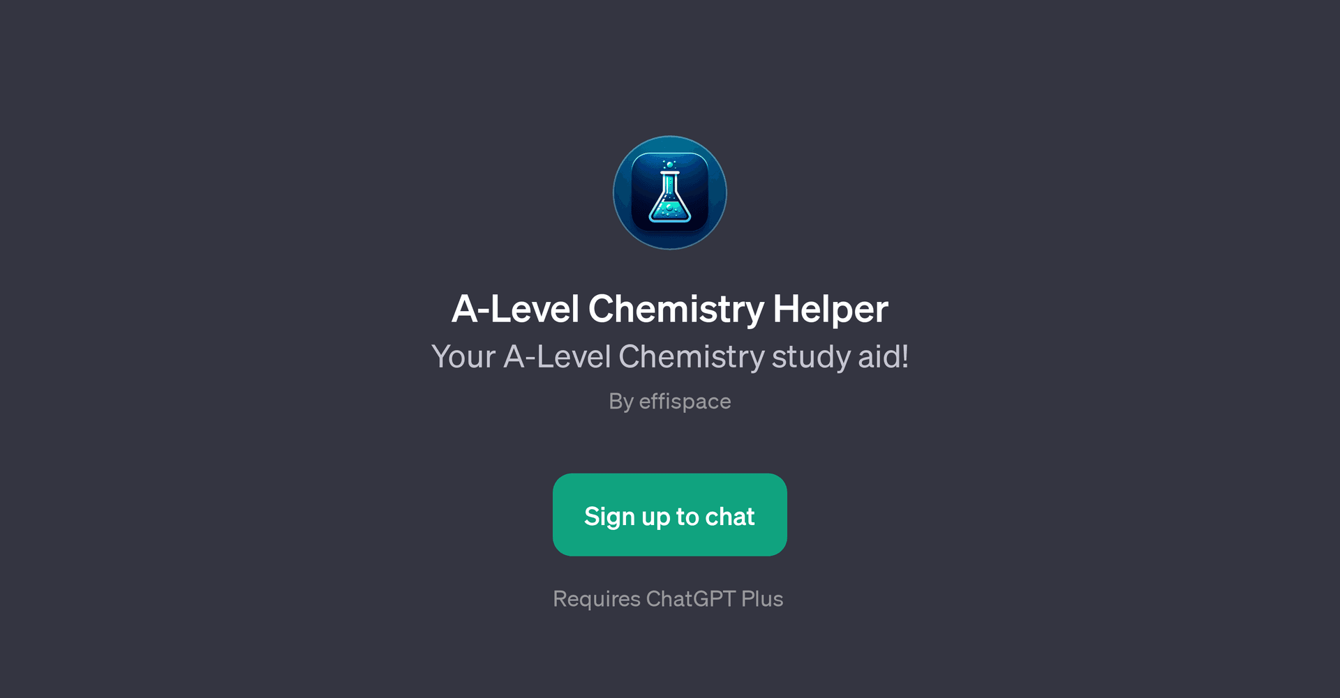 A-Level Chemistry Helper