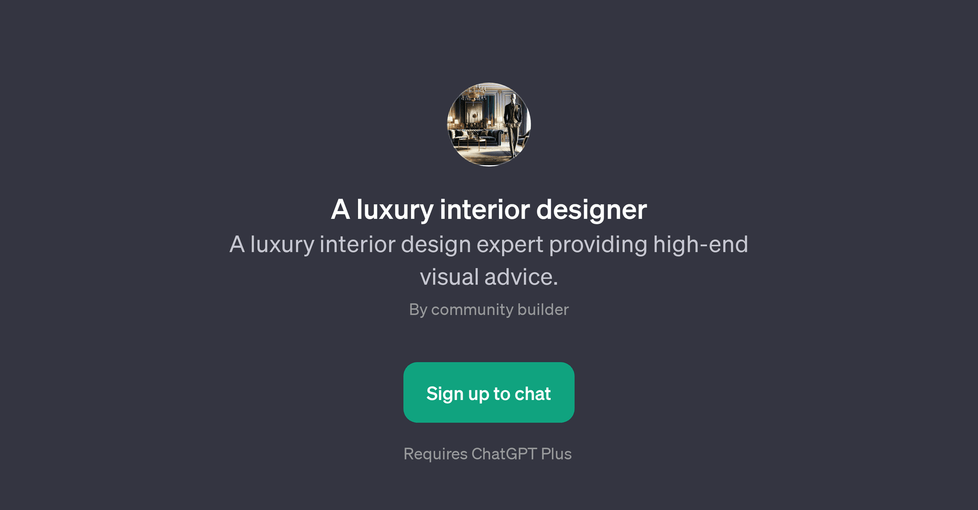 A Luxury Interior Designer
