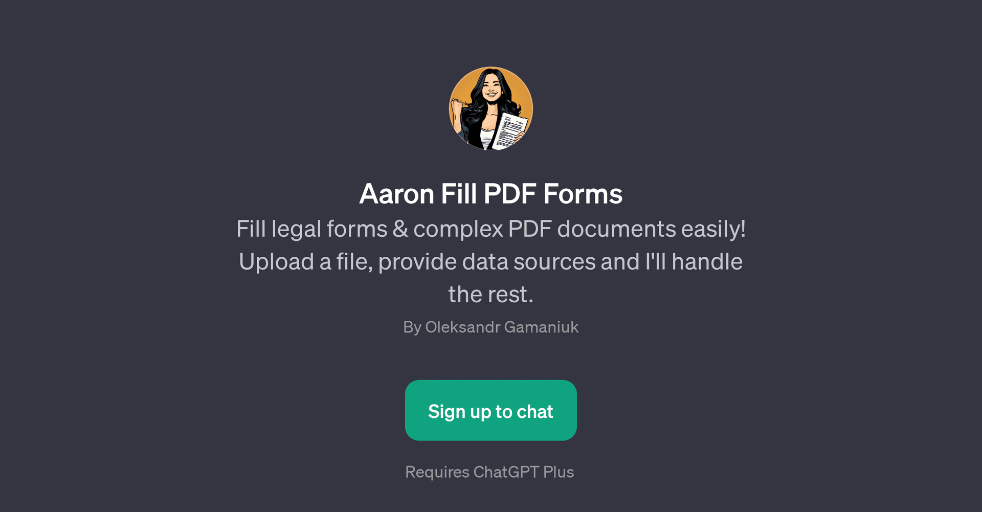 Aaron Fill PDF Forms