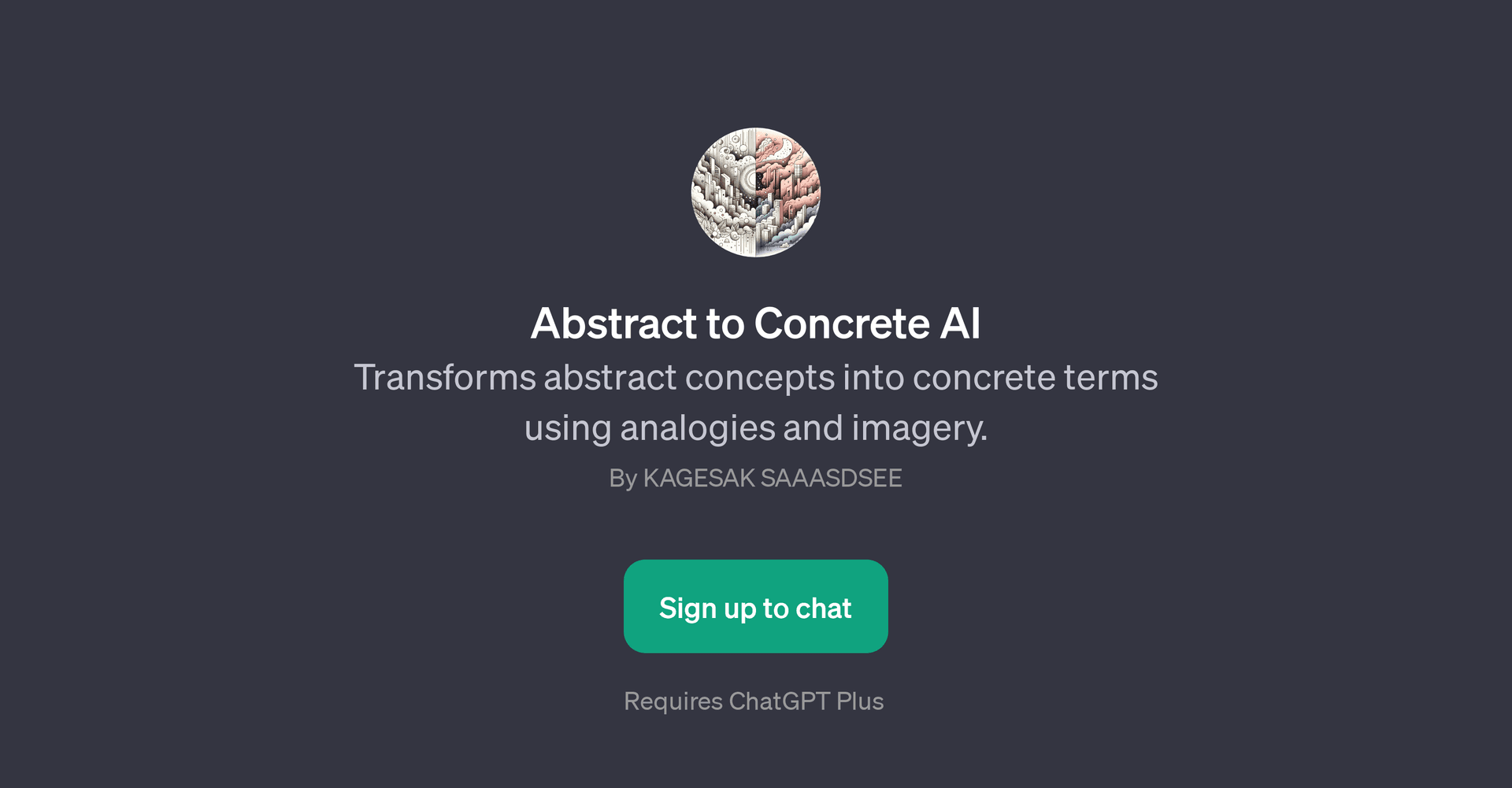 Abstract to Concrete AI