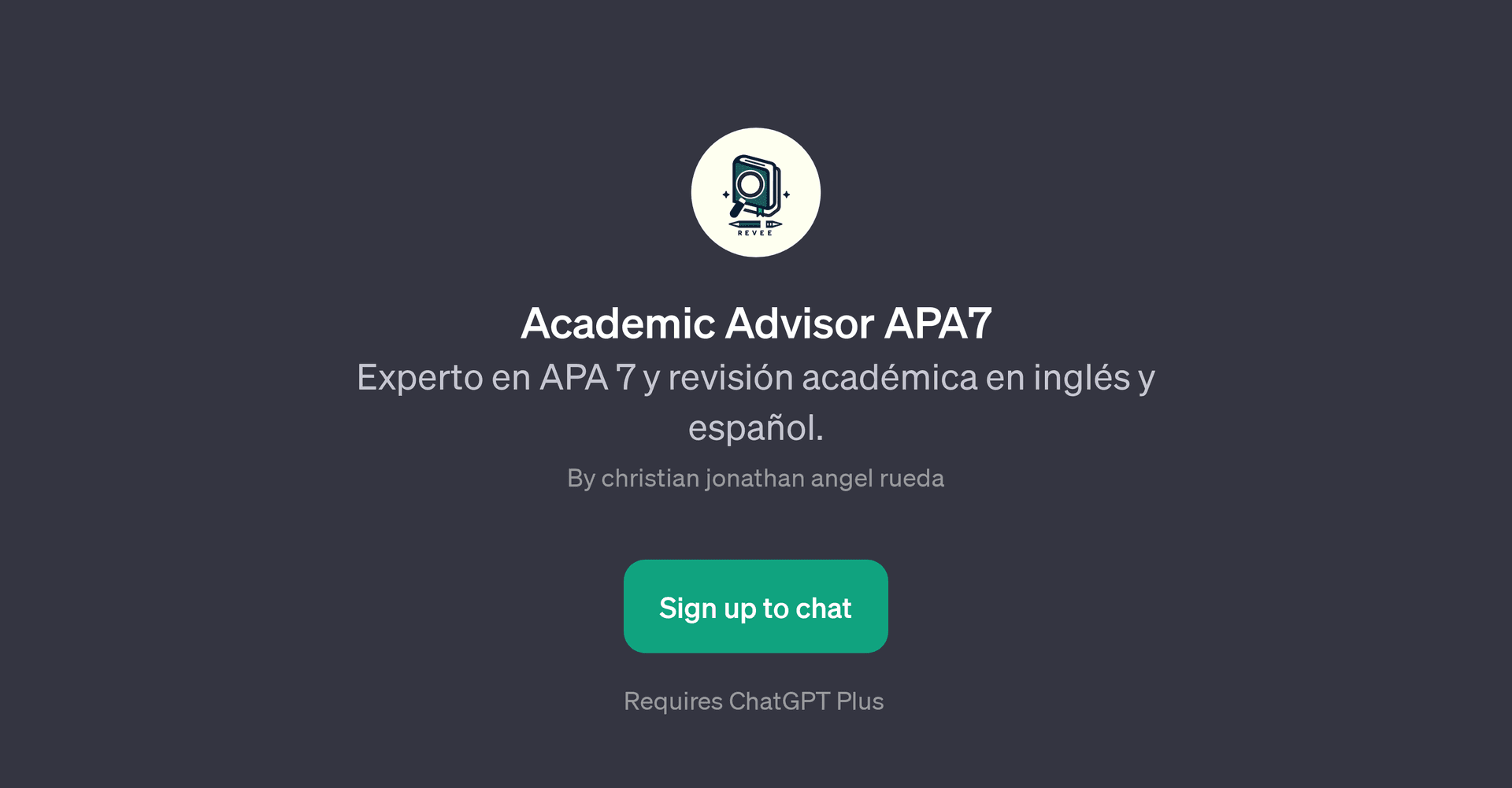 Academic Advisor APA7
