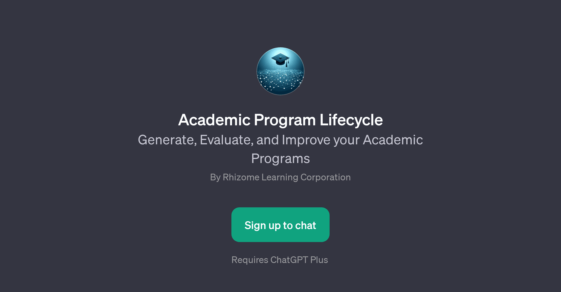 Academic Program Lifecycle