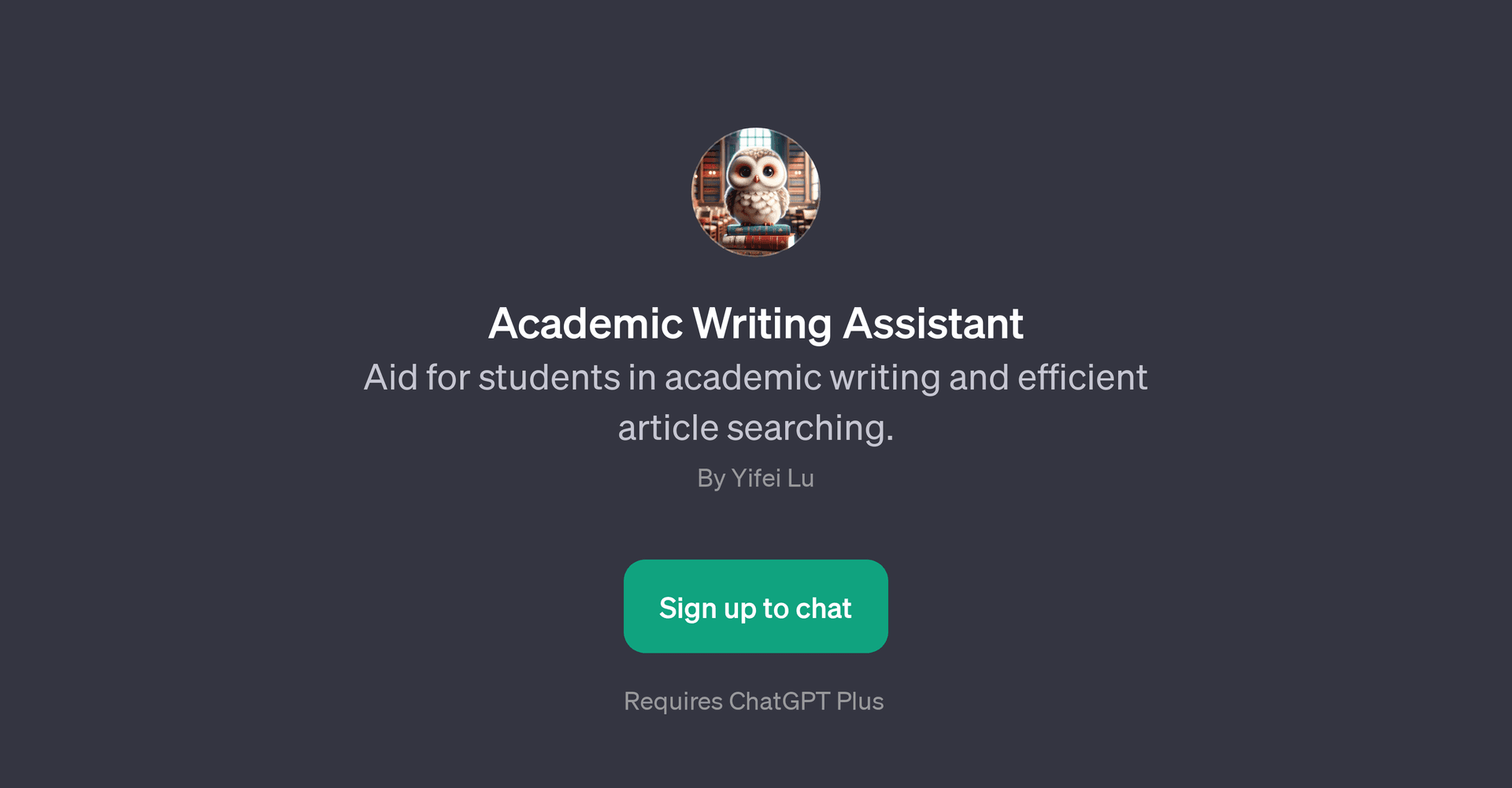 Academic Writing Assistant
