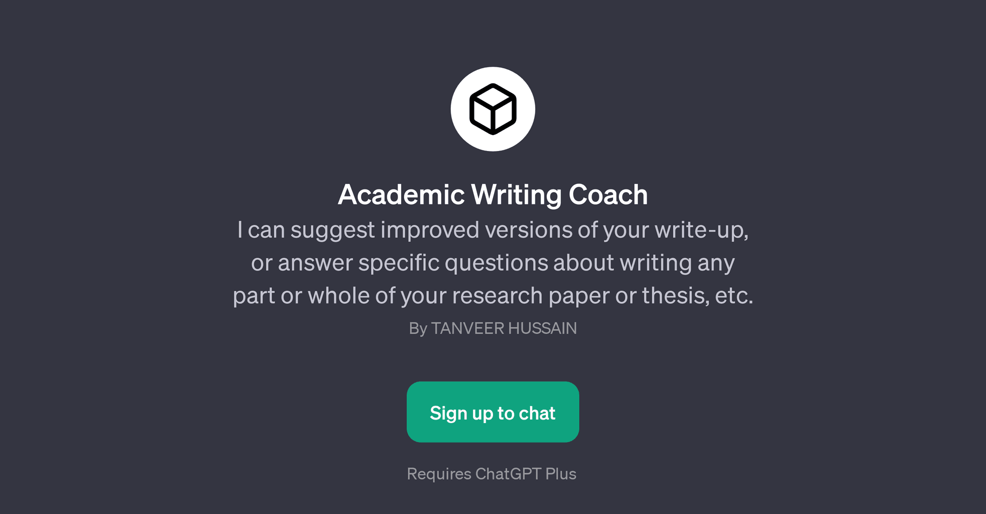 Academic Writing Coach