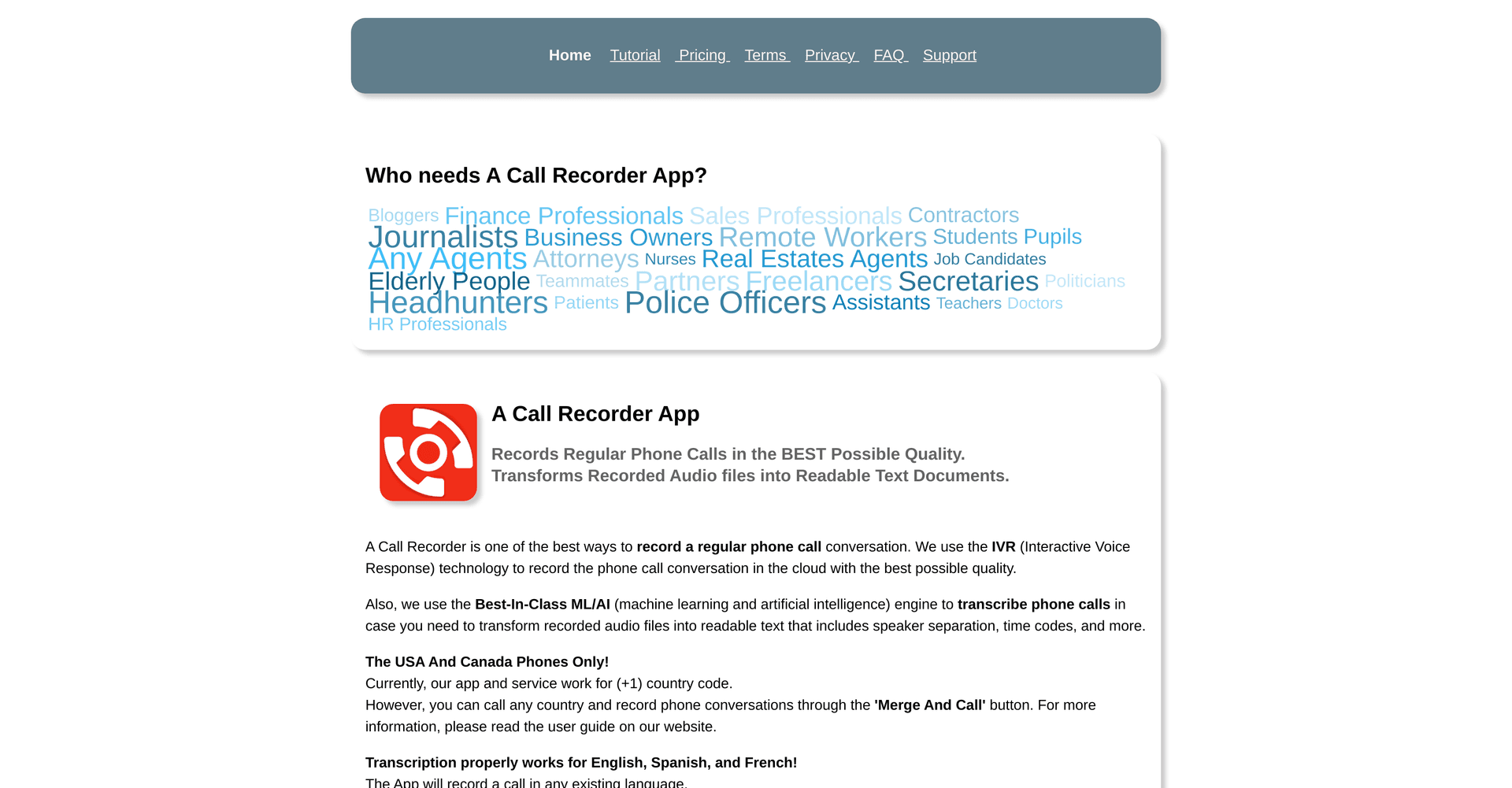 Acallrecorder