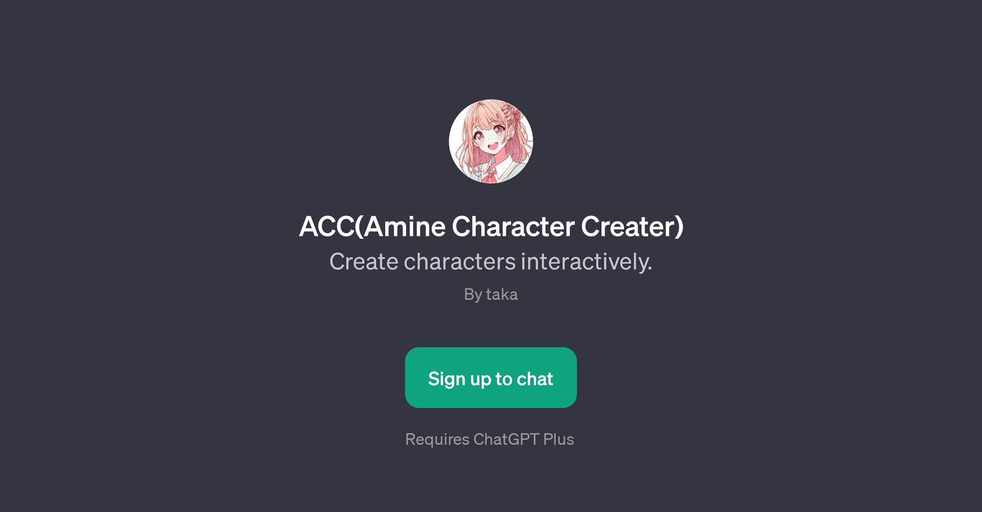 ACC (Amine Character Creater)