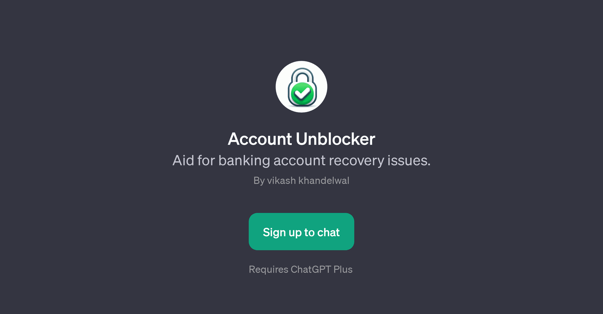 Account Unblocker