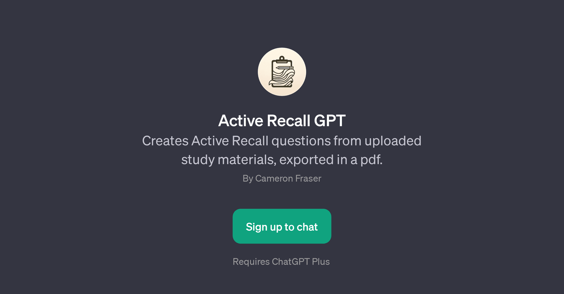 Active Recall GPT