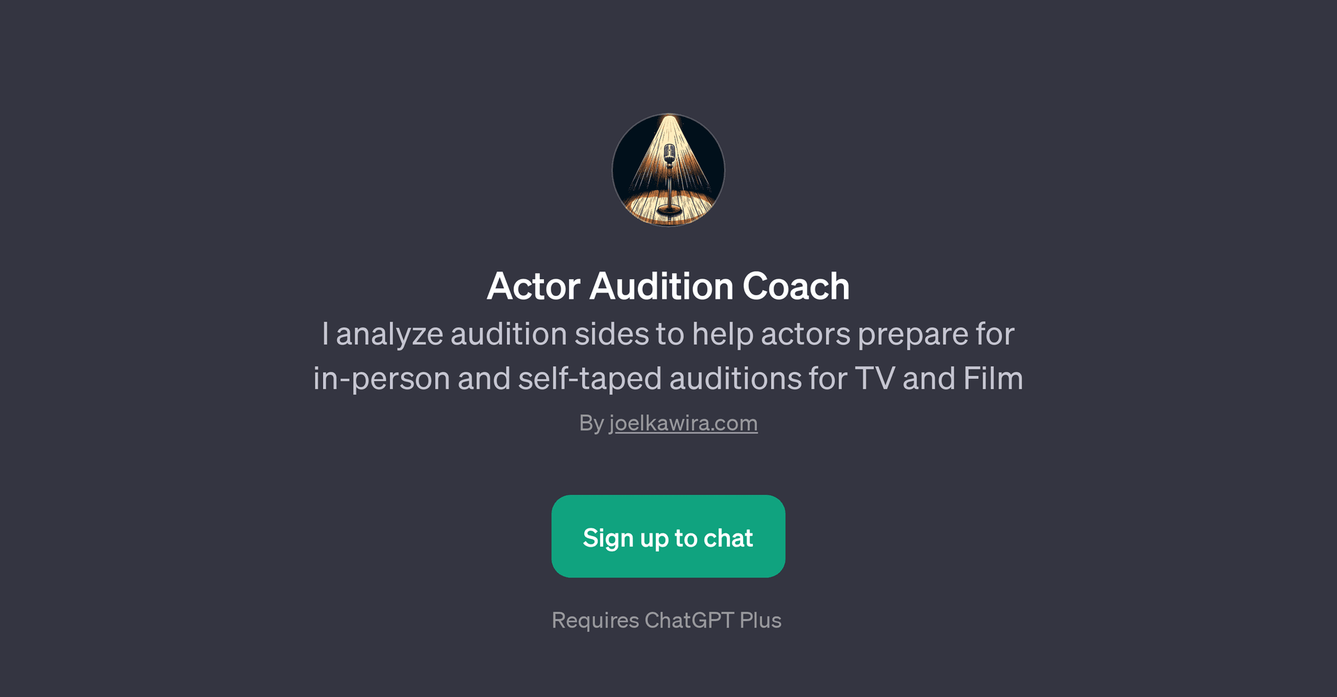 Actor Audition Coach
