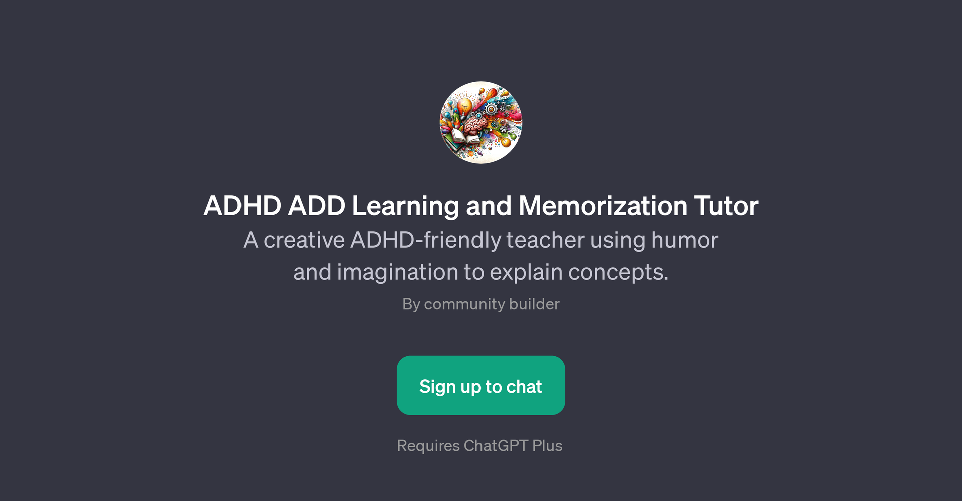 ADHD ADD Learning and Memorization Tutor