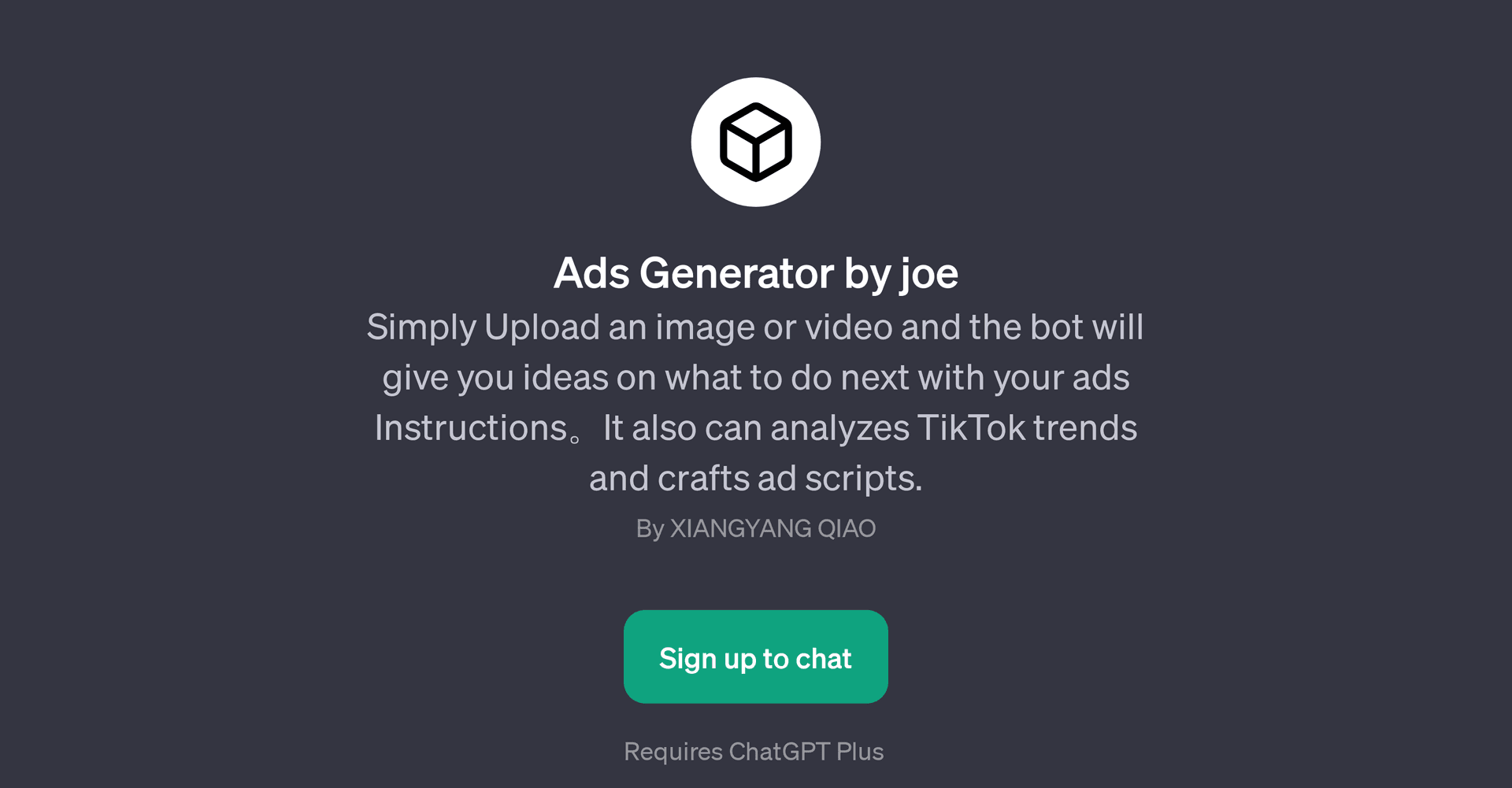 Ads Generator by Joe