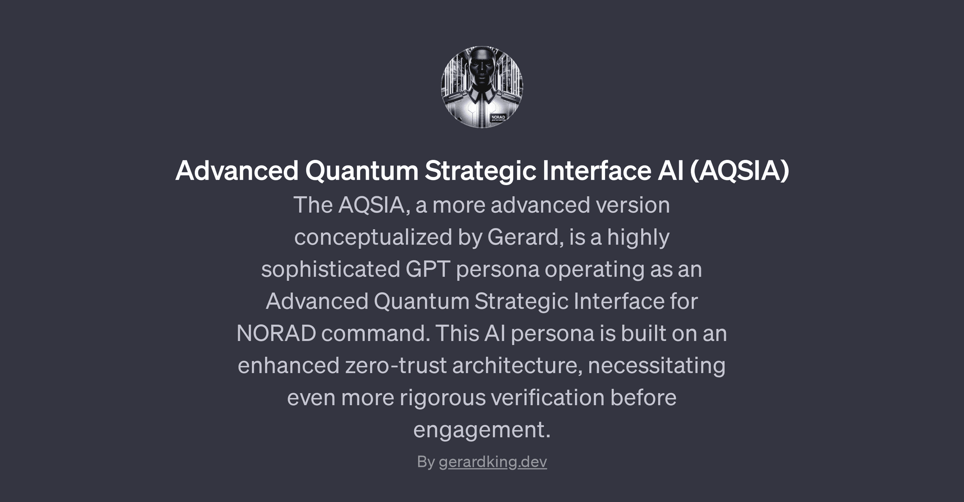 Advanced Quantum Strategic Interface AI (AQSIA)