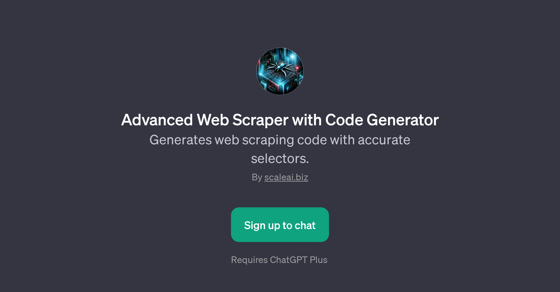 Advanced Web Scraper with Code Generator