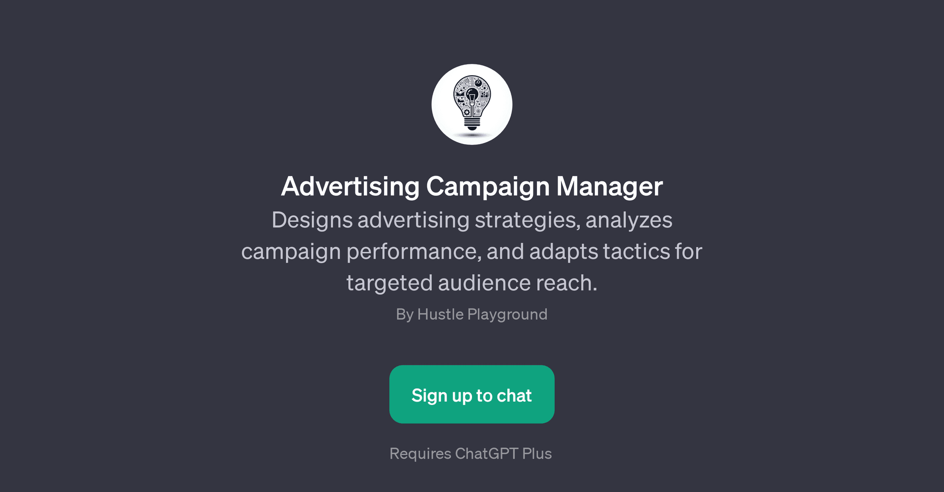 Advertising Campaign Manager