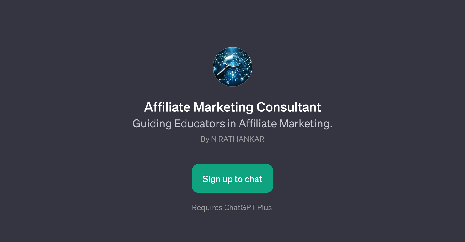 Affiliate Marketing Consultant GPT