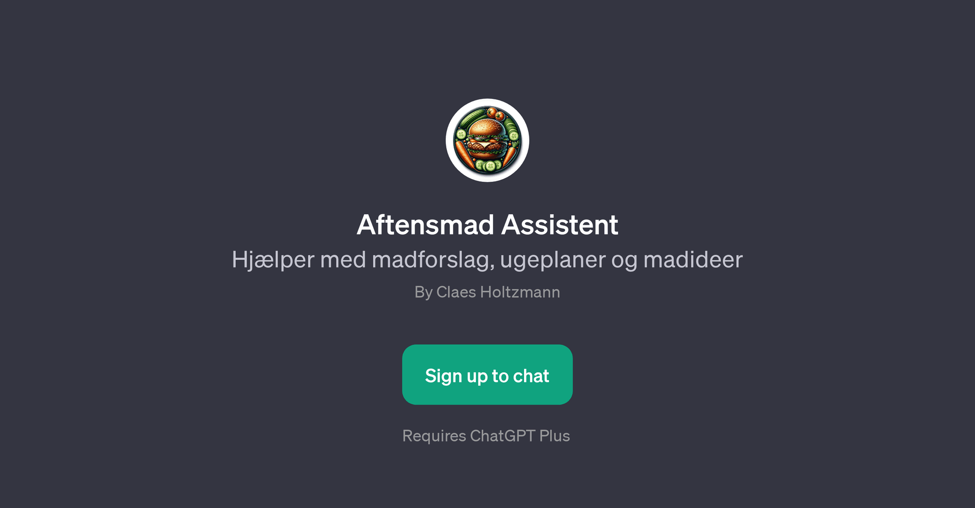 Aftensmad Assistent