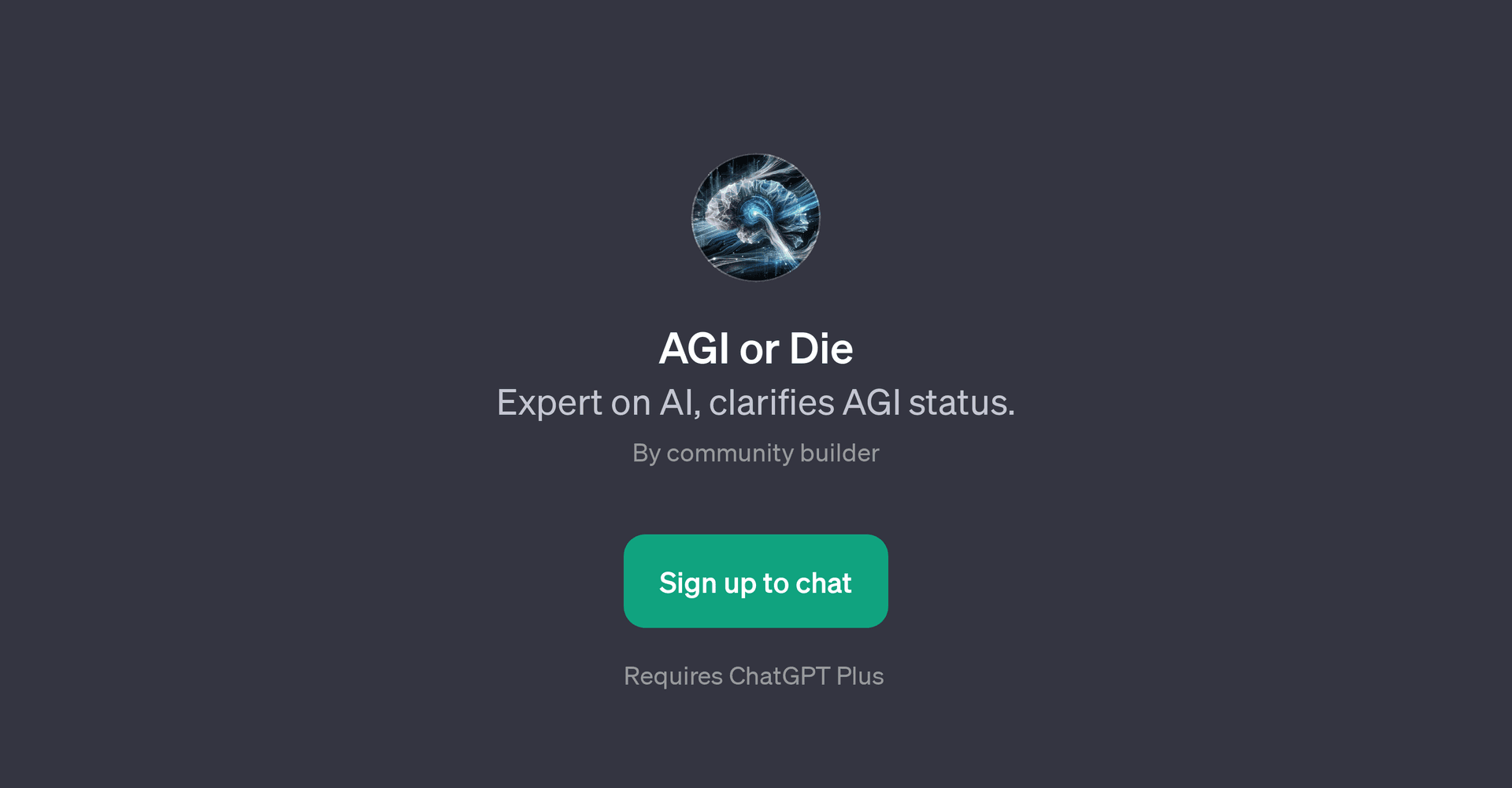 AGI or Die