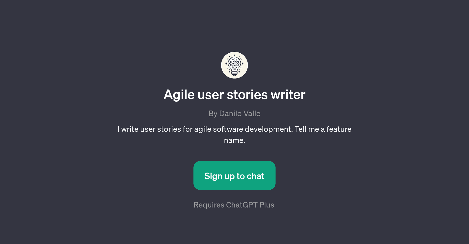 Agile User Stories Writer