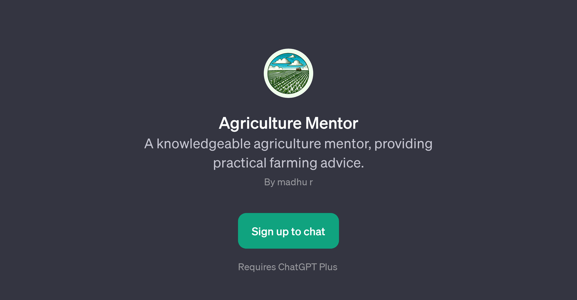 Agriculture Mentor
