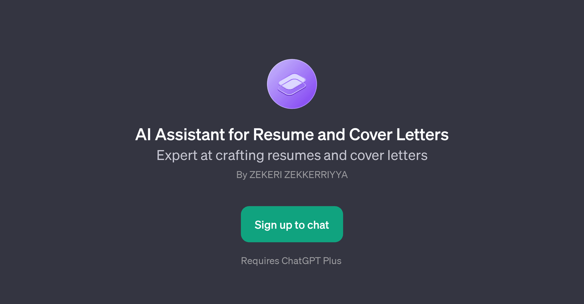 AI Assistant for Resume and Cover Letters