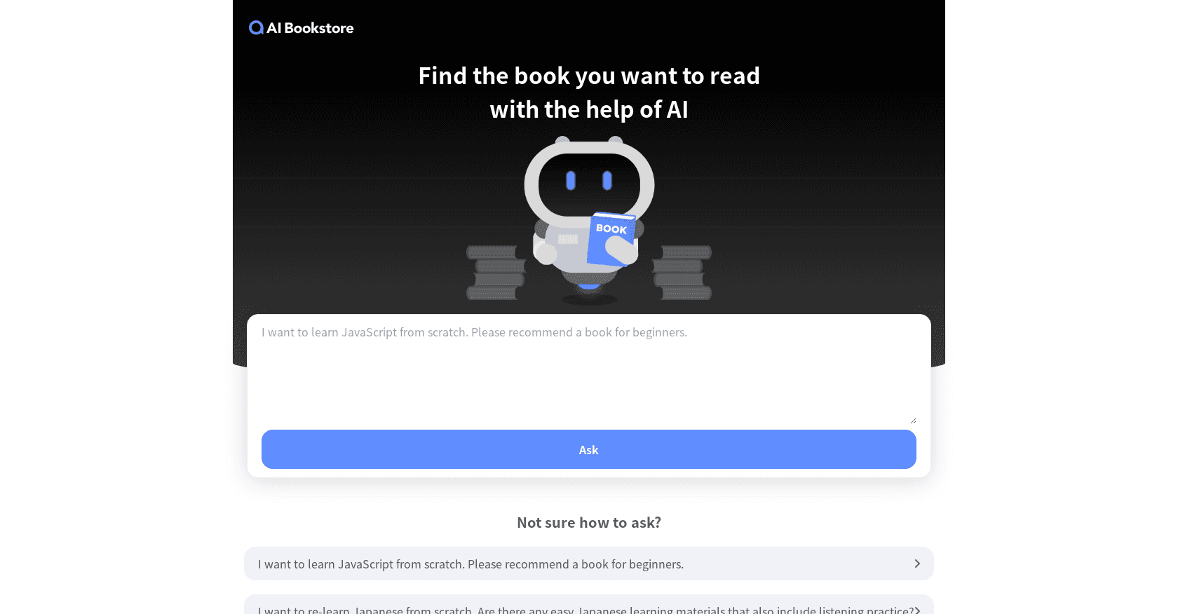 AI Bookstore