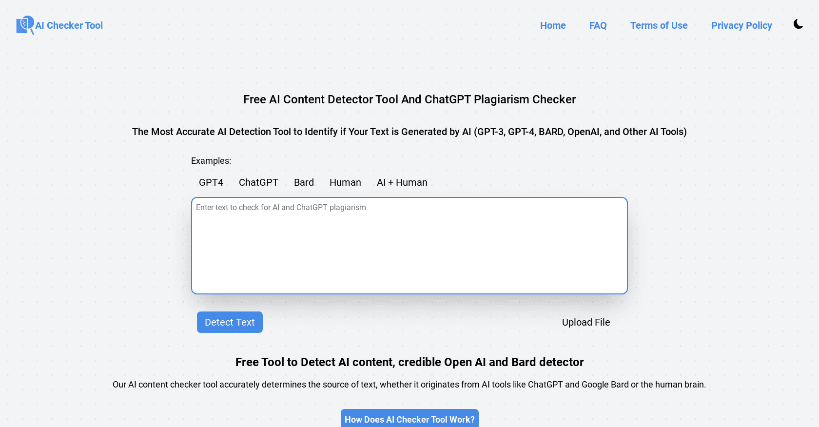 AI Checker Tool