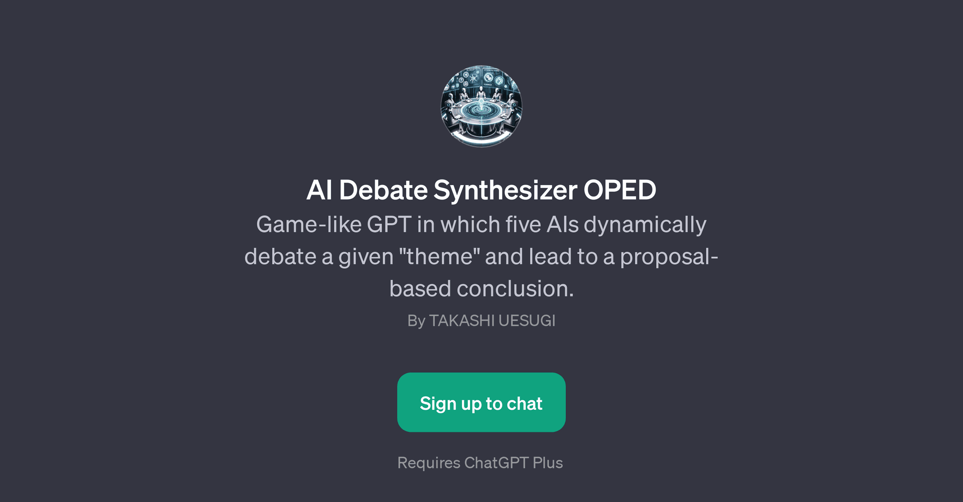 AI Debate Synthesizer OPED