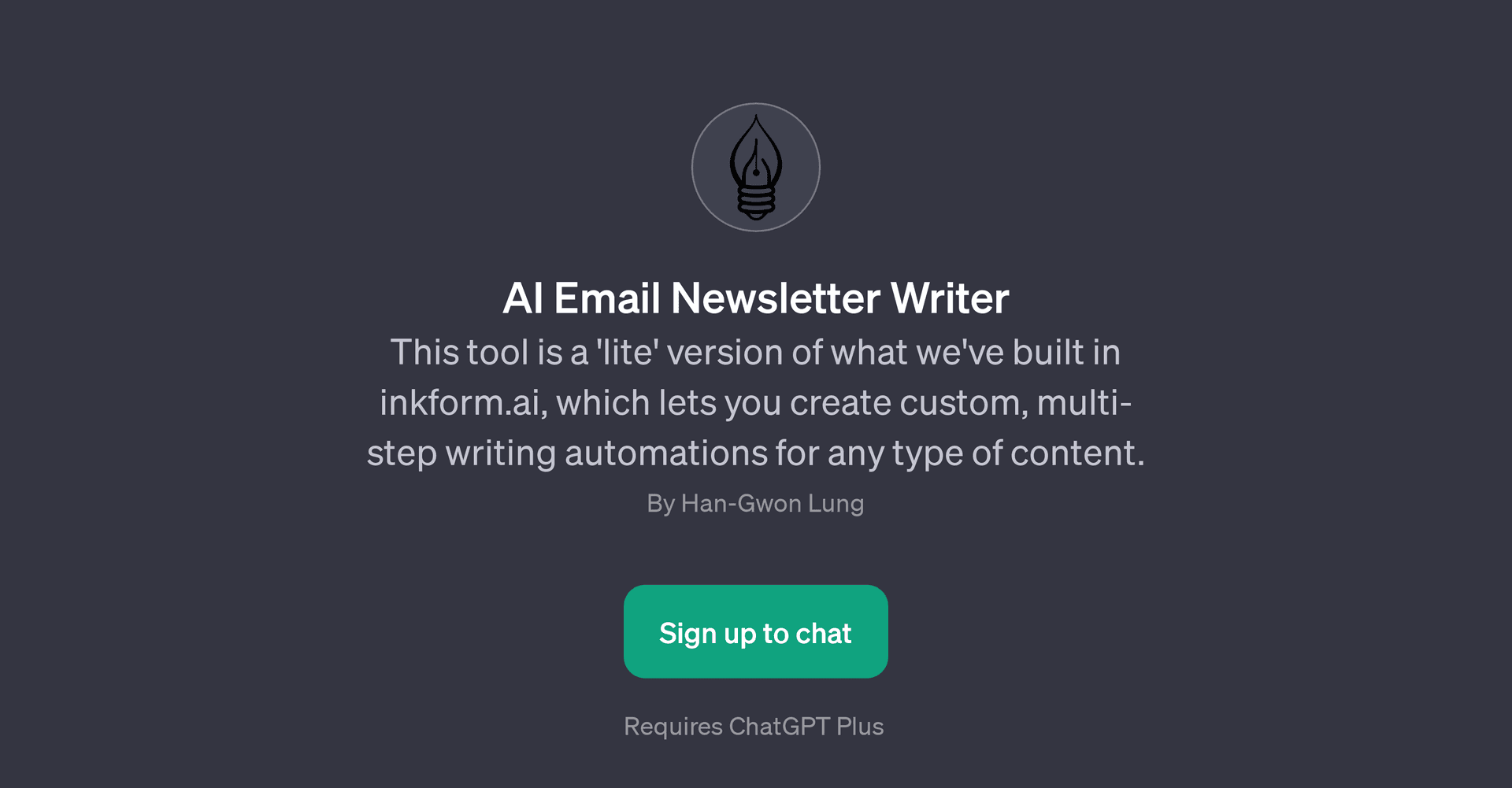 AI Email Newsletter Writer