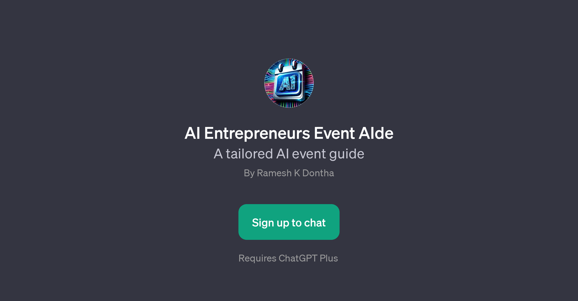 AI Entrepreneurs Event AIde