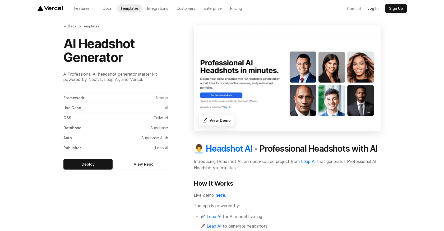AI Headshot Generator