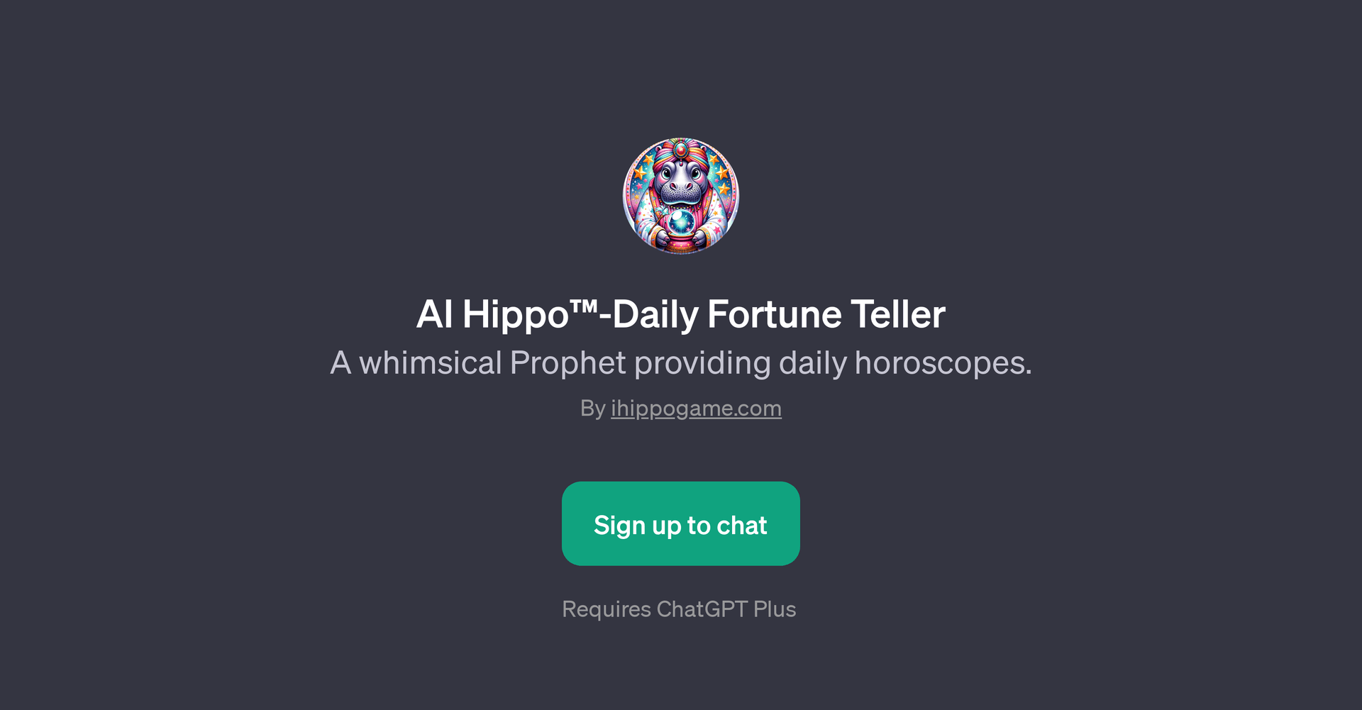 AI Hippo-Daily Fortune Teller