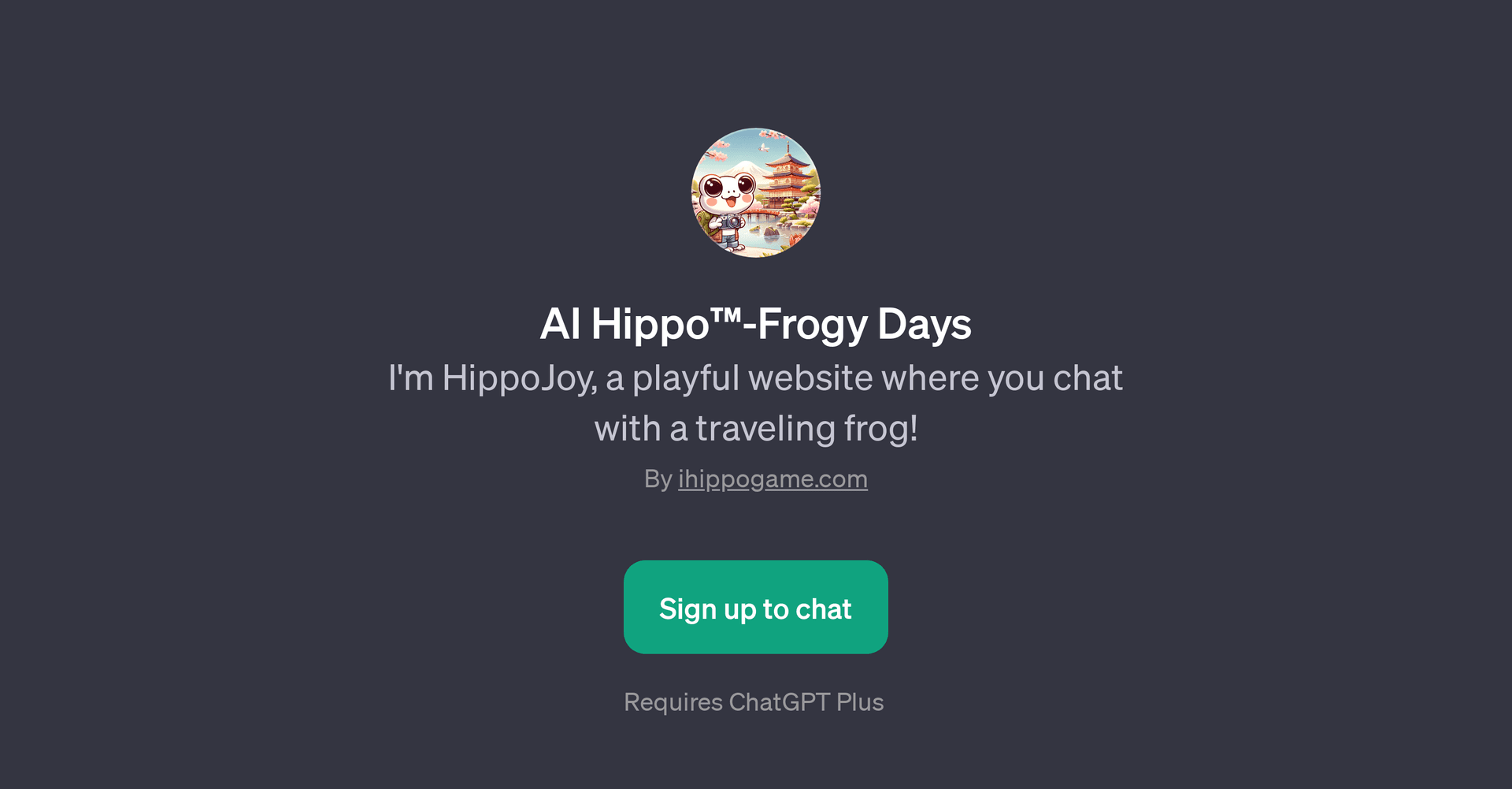 AI Hippo-Frogy Days