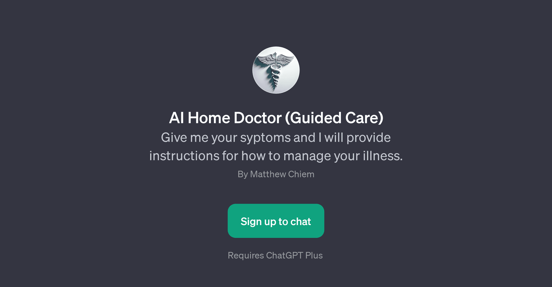 AI Home Doctor (Guided Care)