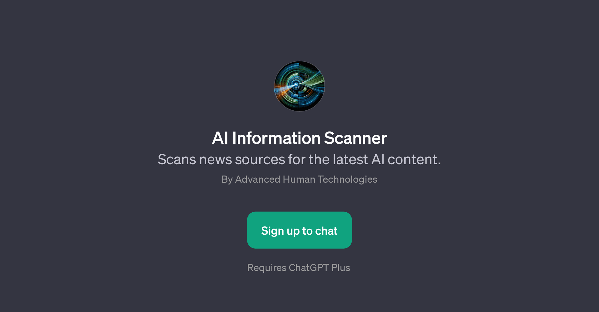 AI Information Scanner