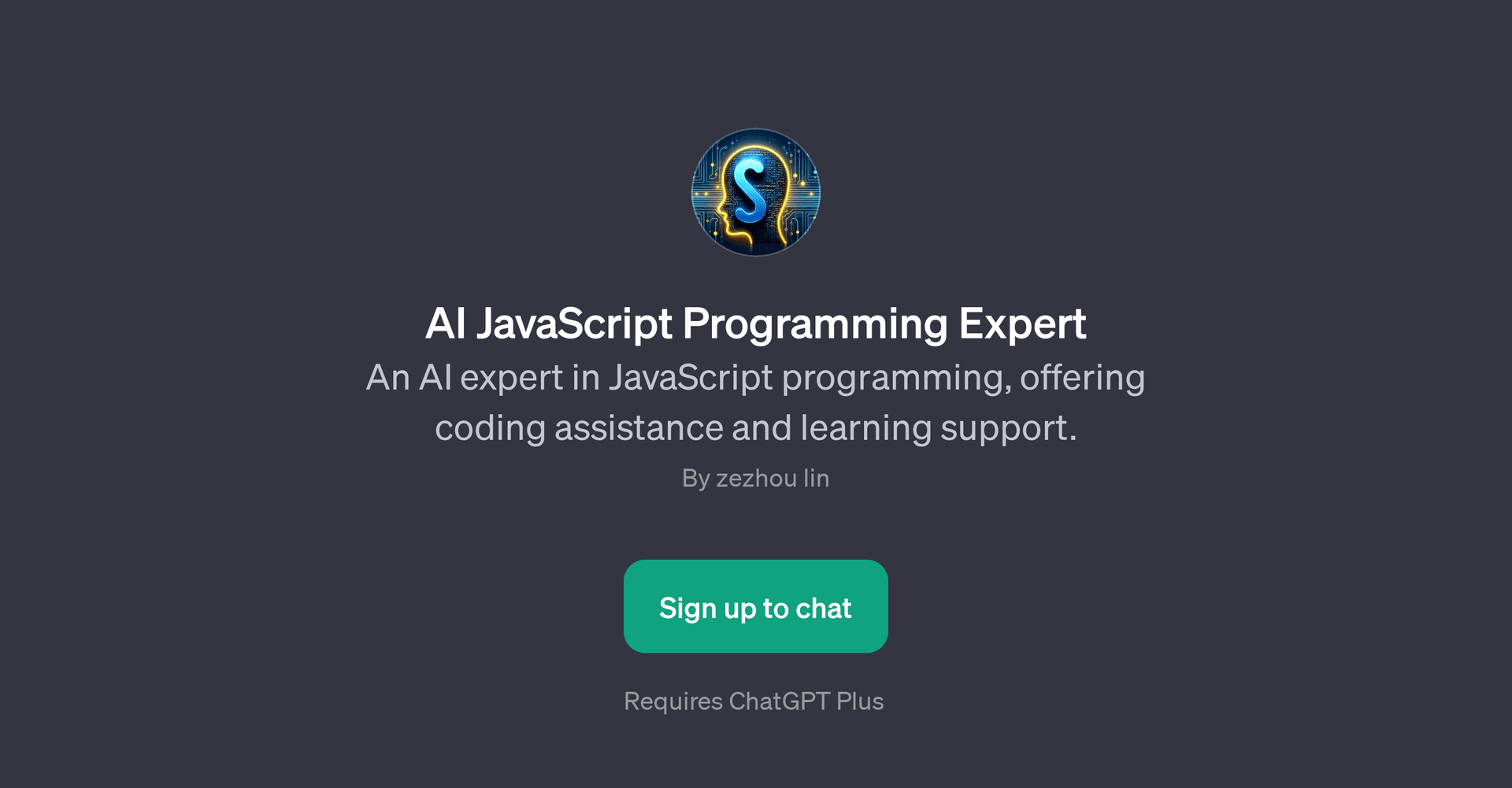 AI JavaScript Programming Expert