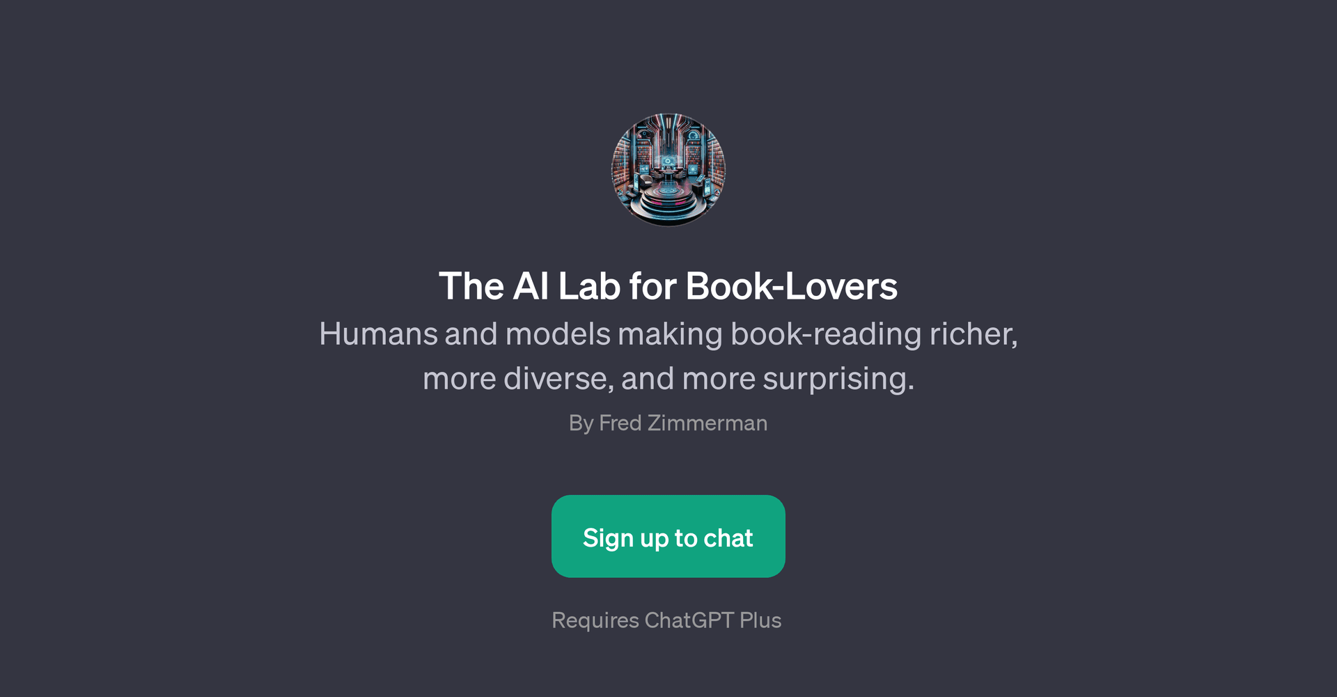 AI Lab for Book-Lovers