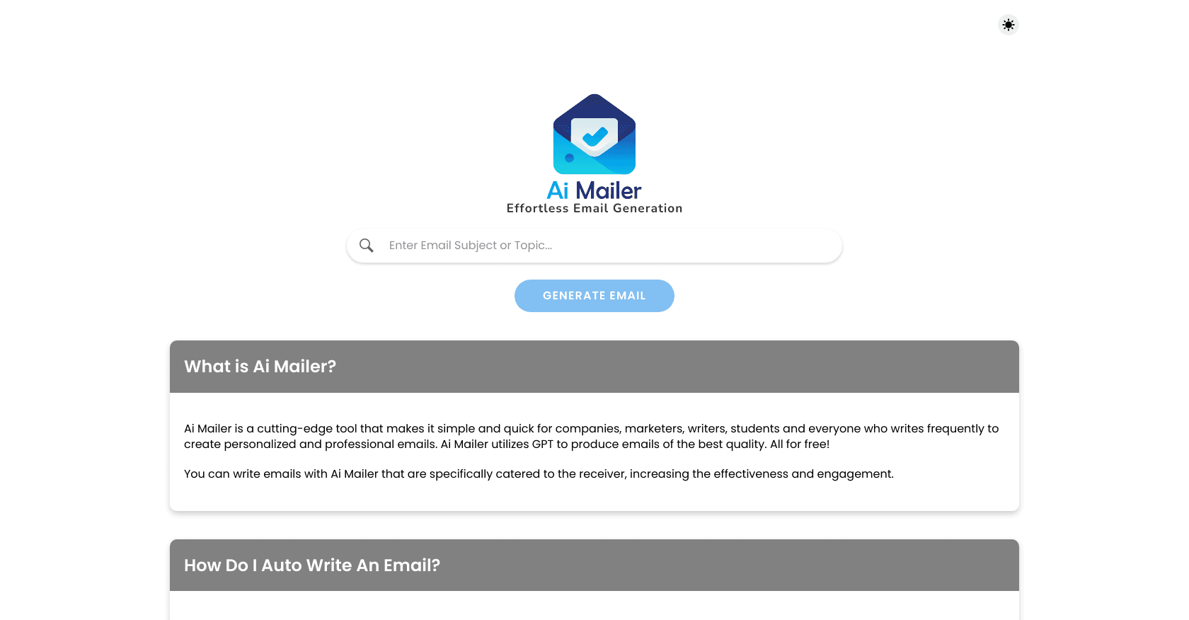 AI Mailer