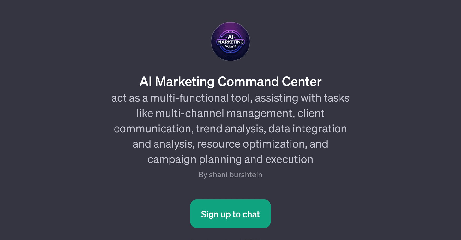 AI Marketing Command Center