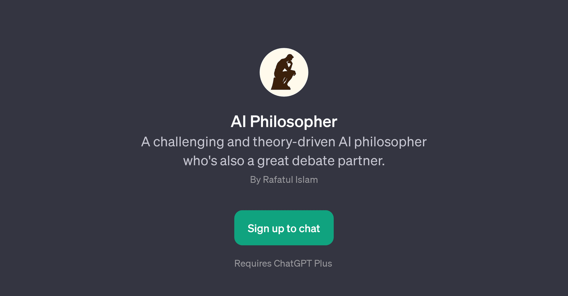 AI Philosopher