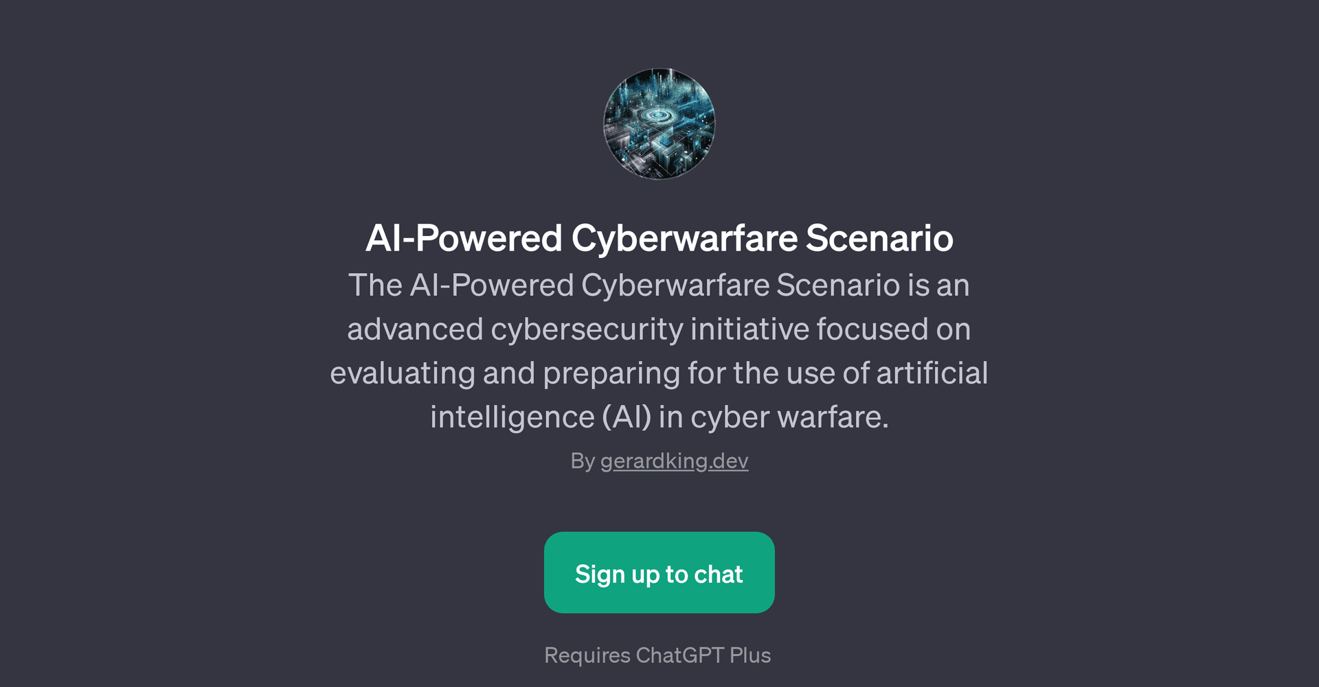 AI-Powered Cyberwarfare Scenario