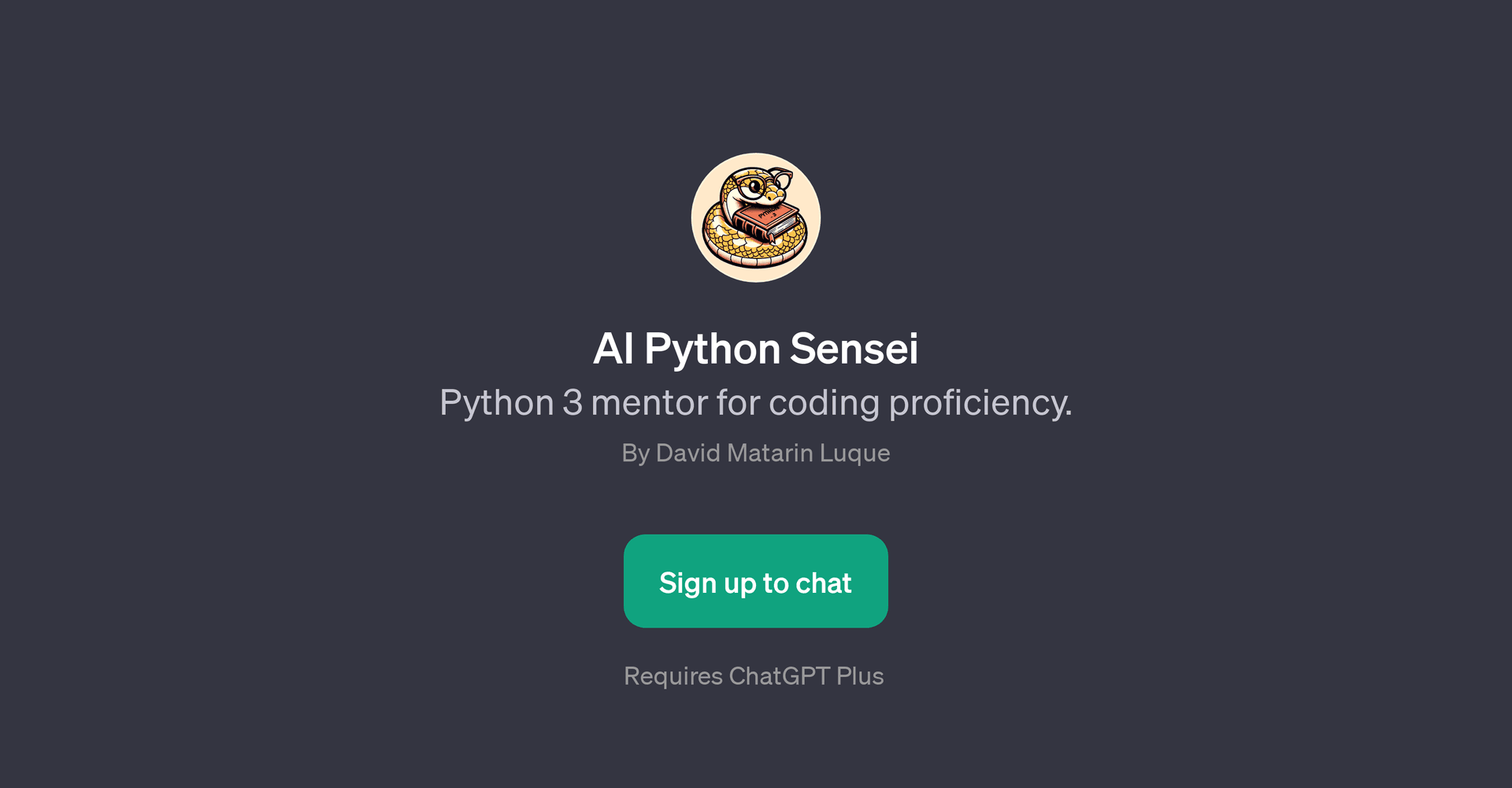 AI Python Sensei