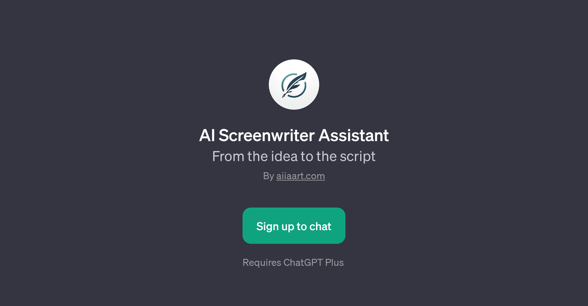 AI Screenwriter Assistant