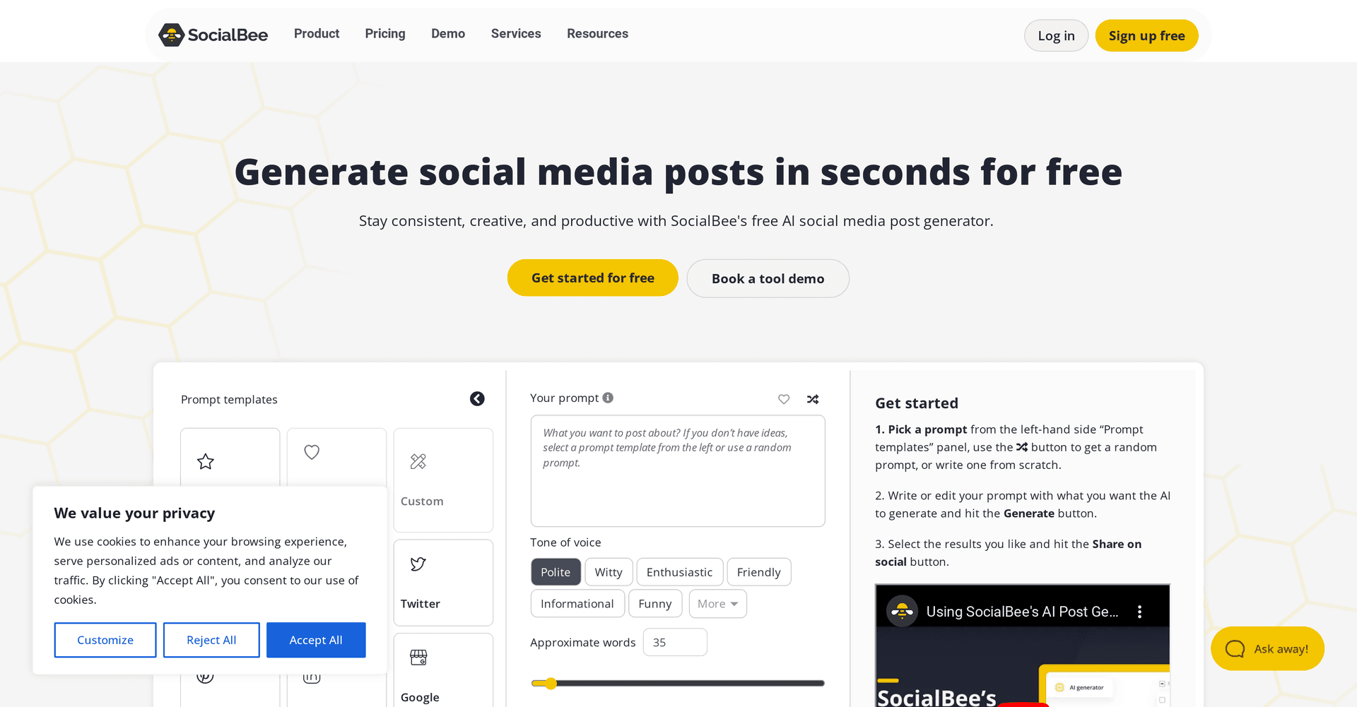 AI Social Post Generator