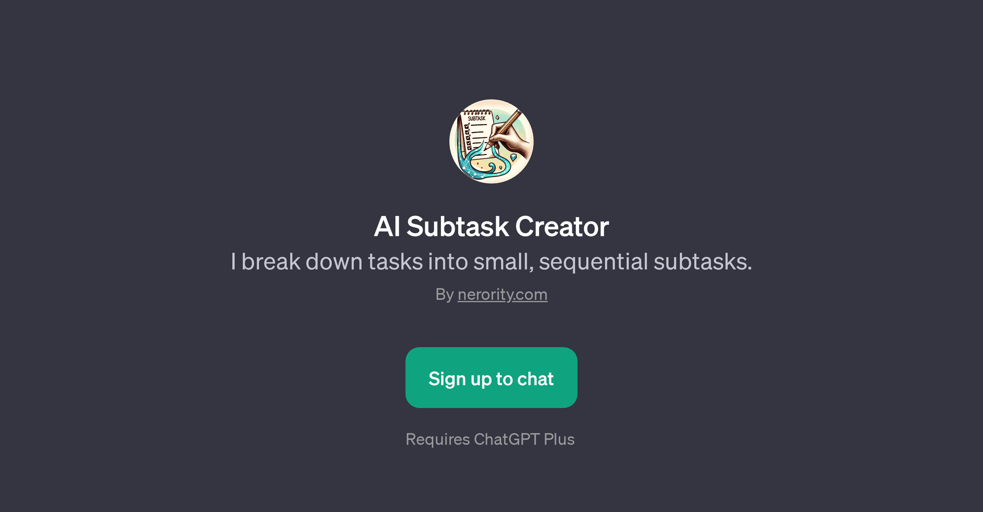 AI Subtask Creator